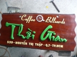 TRANG TRÍ BẢNG GỖ CAFE